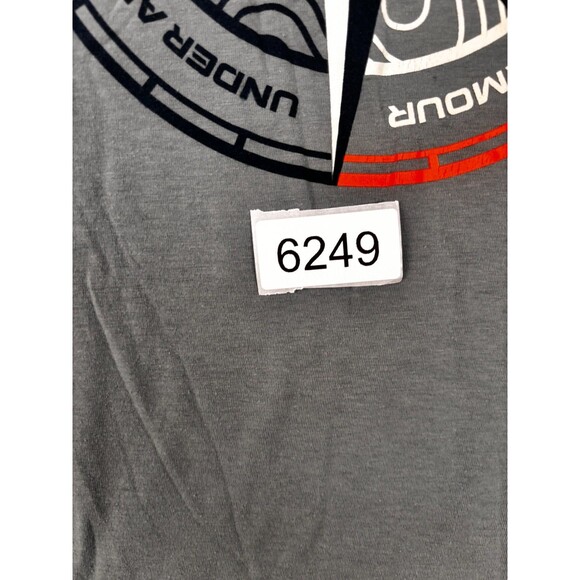 Under Armour Men’s Large UA Tech HeatGear Royal/Gray Performance T‑Shirt Loose - Picture 6 of 6